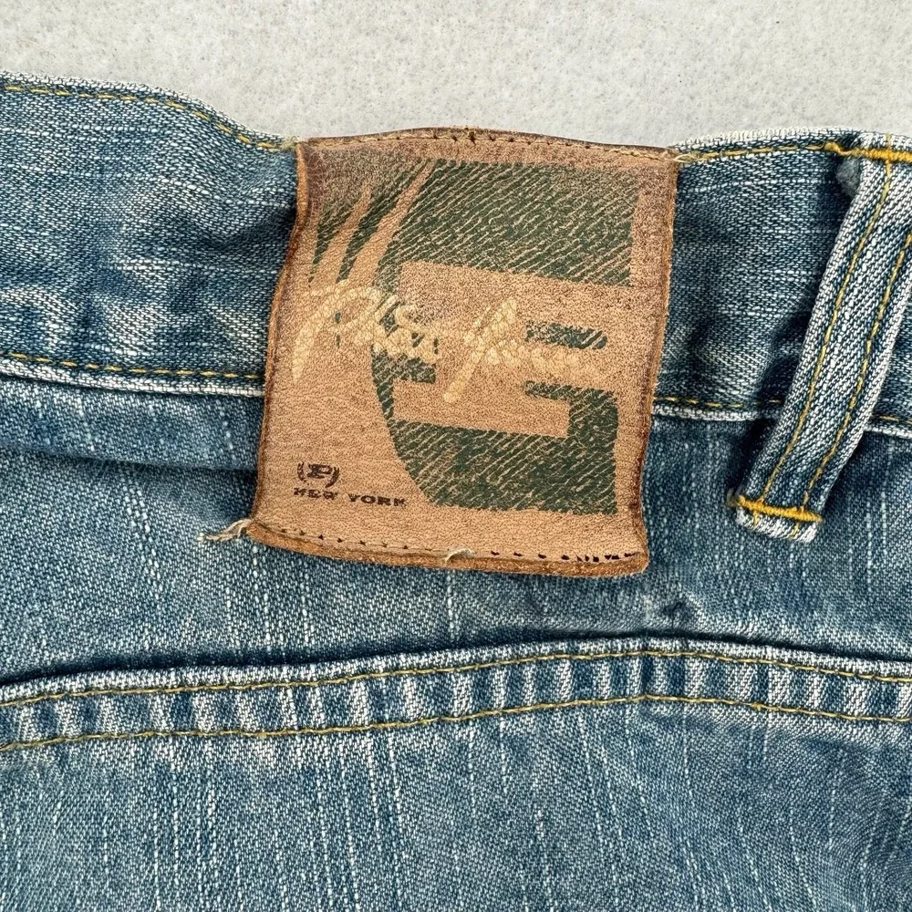 Vintage Phat Farm Baggy Jeans Mens 38x33 Loose‎ Fit Wide Leg Blue Gorpcore Y2K